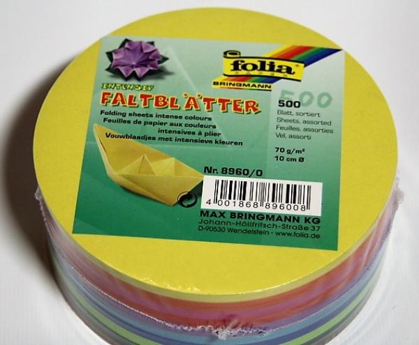 Faltblätter 70g/m², 10cm rund